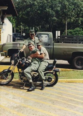 American servicemen on motorcycle at Fort Clayton, Panama – Best Places In The World To Retire – International Living
